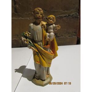 VINTAGE SAINT JOSEPH 258 ITALY SIMONETTI FIGURINE CELLULOID PLASTIC 1984 BABY